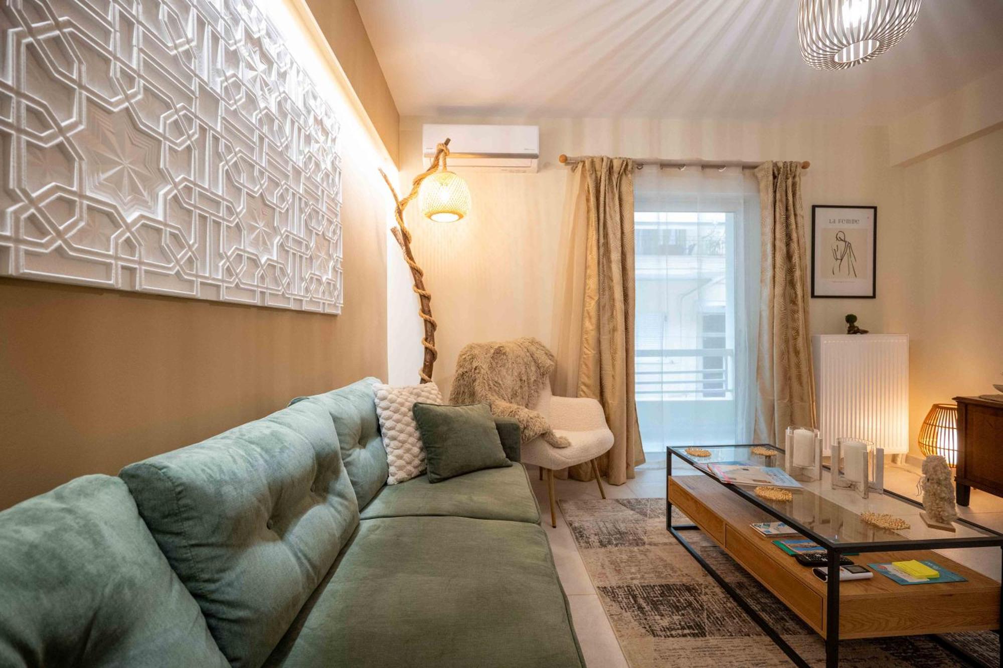 Cozy Lägenhet Aten Exteriör bild