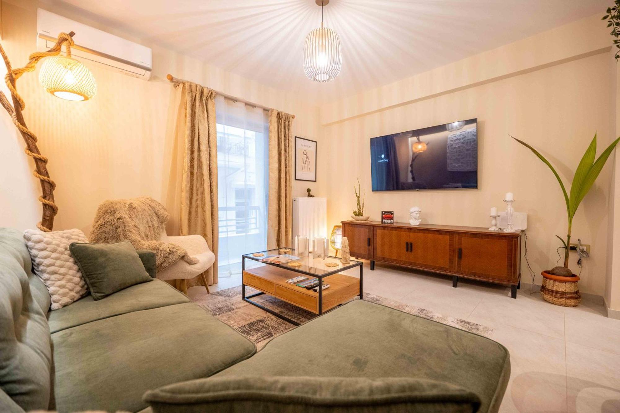 Cozy Lägenhet Aten Exteriör bild