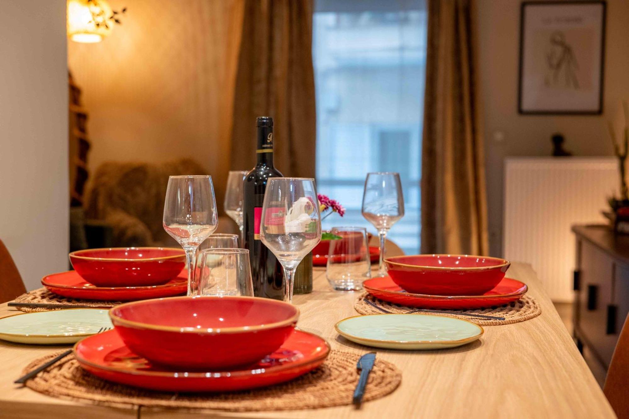 Cozy Lägenhet Aten Exteriör bild